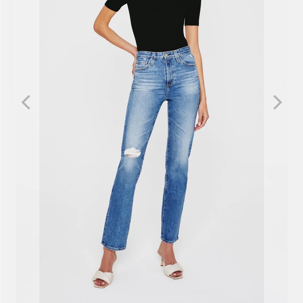 AG Jeans Alexxis high-rise vintage straight jeans size 24P